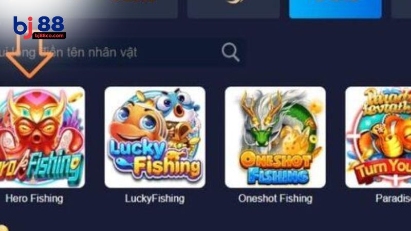 Hướng dẫn cách chơi Hero Fishing BJ88